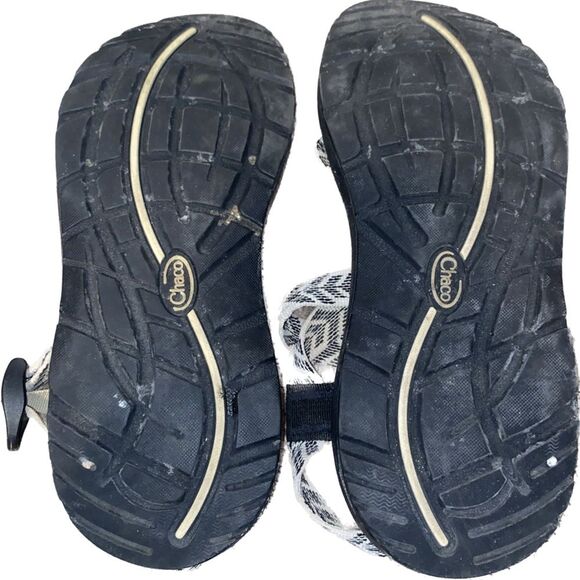 Chaco Womens Size 8 Black White Chevron Z Cloud 2 Sandals - Picture 4 of 4